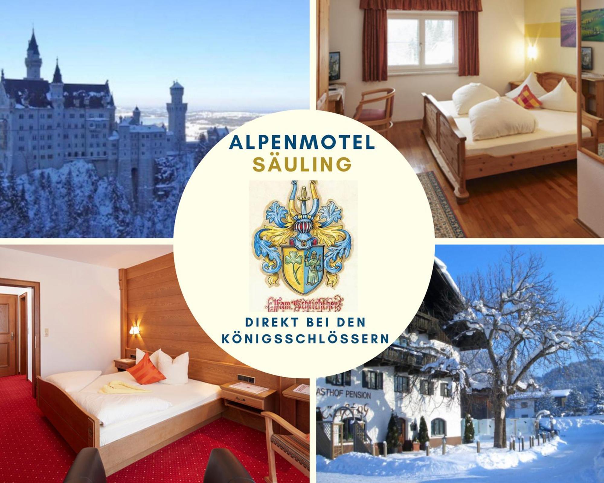 Alpenmotel Saeuling Pinswang Esterno foto