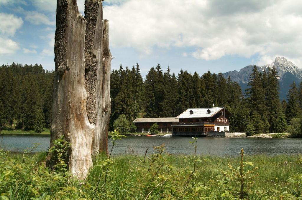 Alpenmotel Saeuling Pinswang Esterno foto