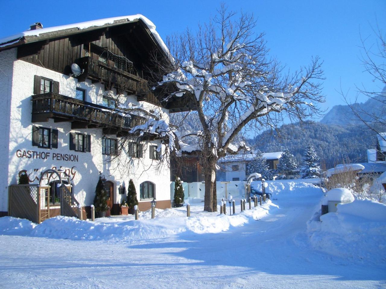 Alpenmotel Saeuling Pinswang Esterno foto