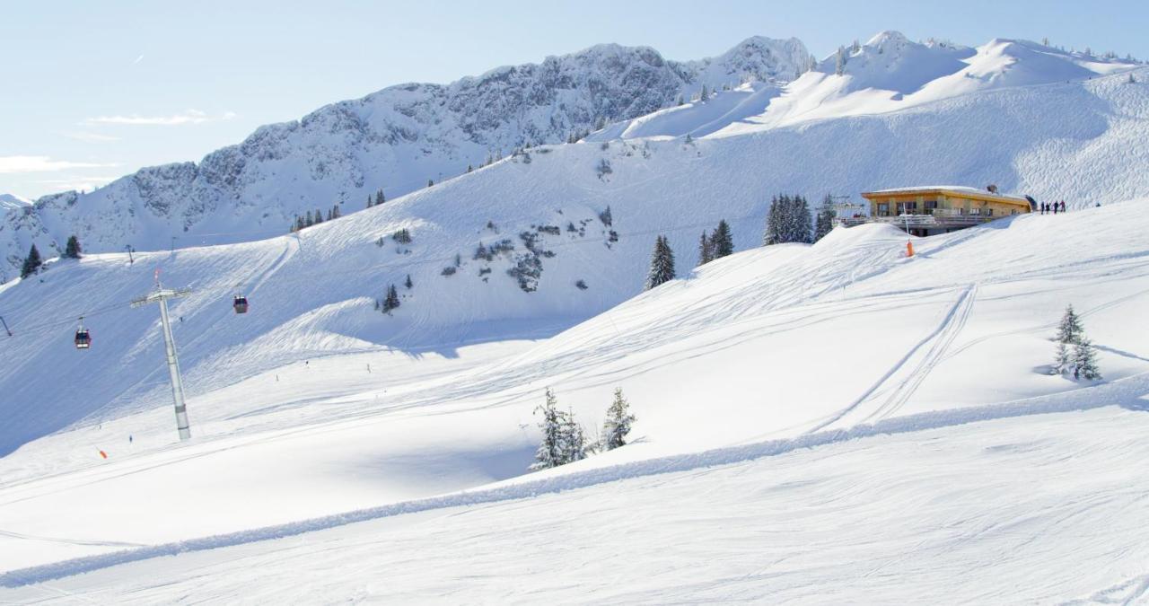 Alpenmotel Saeuling Pinswang Esterno foto